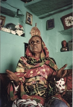An Ethiopian storyteller, recorded for this collection